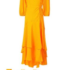 Ganni seersucker dress